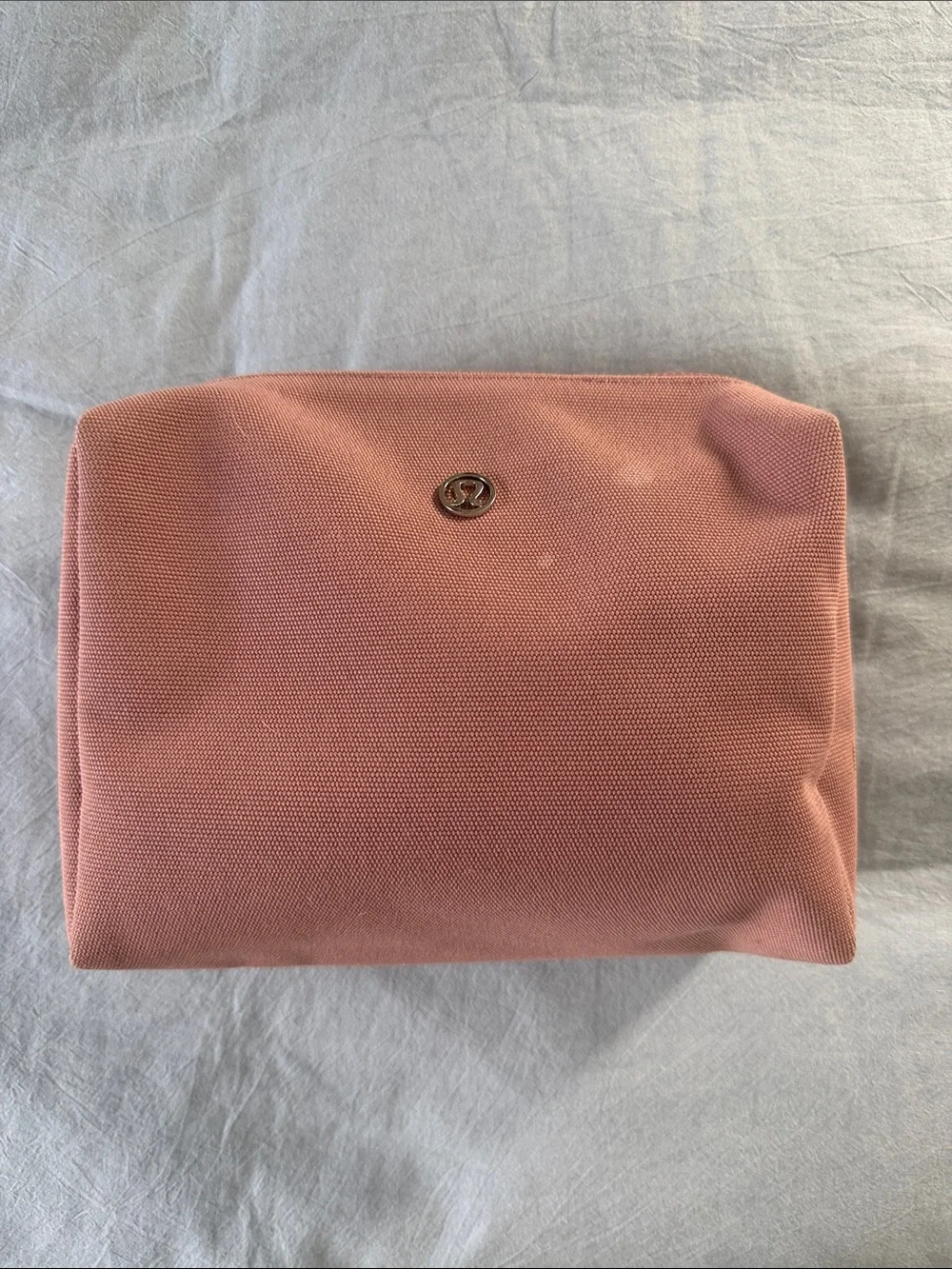 lululemon athletica Dusty Rose Canvas Cosmetic Case